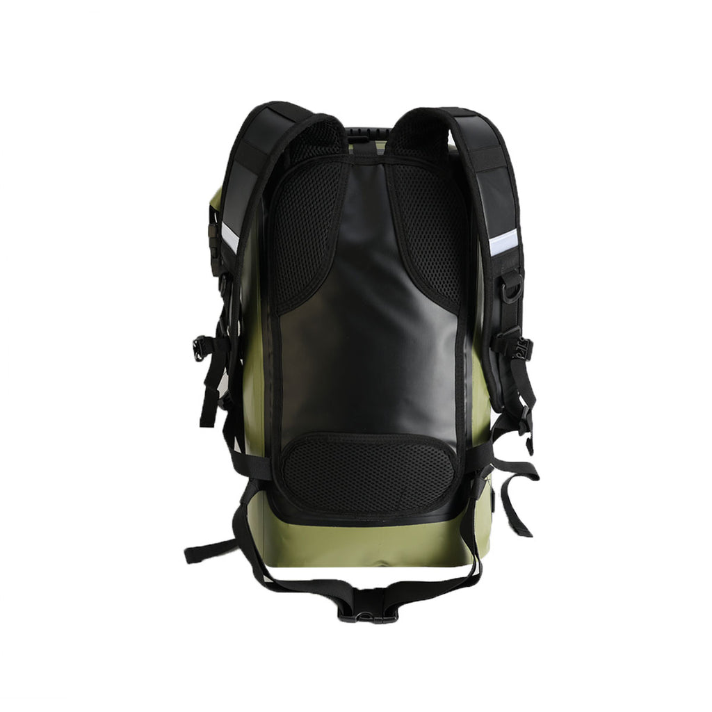 Nord Bifrost waterproof expedition pack, a rugged outdoor backpack designed for hiking, travel and adventure, with a durable waterproof construction and practical roll-top design.