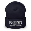 Nord Skadi beanie navy – outdoor adventure beanie with embroidered Nord branding