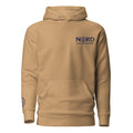 Nord Solrun unisex khaki hoodie with embroidered logo – front view